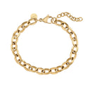 NOELANI women's bracelet, stainless steel with gold IP plating, main image