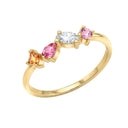 AMOR women's ring, gold-plated 925 sterling silver, main image