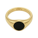 AMOR Ring Unisex, Edelstahl, Gold, Ansicht 4