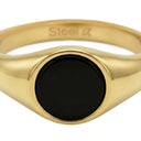 AMOR Ring Unisex, Edelstahl, Gold, Ansicht 5