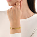 AMOR Armband Unisex, Edelstahl IP gold, Ansicht 2
