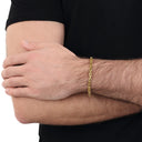 AMOR Armband Unisex, Edelstahl IP gold, Ansicht 3