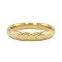 AMOR unisex ring, stainless steel with gold IP plating, view 3
