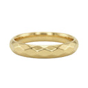 AMOR unisex ring, stainless steel with gold IP plating, view 4