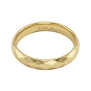 AMOR unisex ring, stainless steel with gold IP plating, view 5