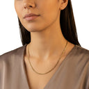 AMOR Halskette Unisex, Edelstahl IP gold, Ansicht 2
