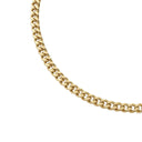 AMOR unisex necklace, stainless steel with gold IP plating, view 6