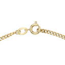 AMOR unisex necklace, stainless steel with gold IP plating, clasp