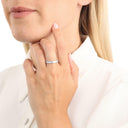 AMOR Ring Damen, 925 Silber rhodiniert, Ansicht 2