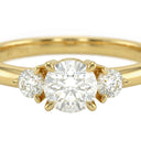 AMOR women's ring, 375 gold, white cubic zirconia, view 5