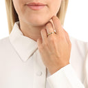 AMOR Ring Damen, 375 Gold, Zirkonia weiß, Ansicht 2