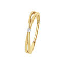 AMOR Ring Damen, 375 Gold, Zirkonia weiß, Ansicht 3