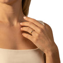 AMOR women's ring, 375 gold, view 2