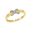 AMOR Ring Damen, 375 Gold teil-rhodiniert, Zirkonia weiß, Hauptbild