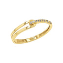 AMOR Ring Damen, 375 Gold, Zirkonia weiß, Hauptbild