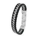 JOOP! men's bracelet, stainless steel with brown IP plating, silver, main image