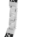 JOOP! men's bracelet, stainless steel with brown IP plating, silver, clasp