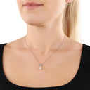 AMOR Halskette Damen, 925 Silber rhodiniert, Ansicht 2