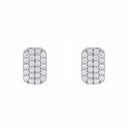 AMOR Ohrring (Ohrstecker) Damen, 925 Silber rhodiniert, Ansicht 3