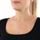 AMOR Halskette Damen, 925 Silber vergoldet, Motiv Herz, Ansicht 2