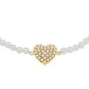 AMOR Armband Damen, 925 Silber vergoldet, Motiv Herz, Ansicht 3