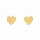AMOR Ohrring (Ohrstecker) Damen, Edelstahl IP gold, Motiv Herz, Ansicht 3