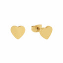 AMOR Ohrring (Ohrstecker) Damen, Edelstahl IP gold, Motiv Herz, Hauptbild