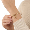 AMOR Armband Damen, Unisex, Edelstahl IP gold, Ansicht 2