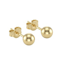 AMOR women's stud earrings, gold-plated 925 sterling silver, view 3