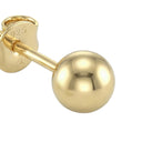 AMOR women's stud earrings, gold-plated 925 sterling silver, view 4