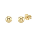 AMOR women's stud earrings, gold-plated 925 sterling silver, main image