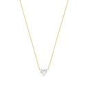 AMOR Halskette Damen, 925 Silber vergoldet, Motiv Herz, Zirkonia weiß, Hauptbild