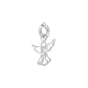 AMOR women's charm, rhodium-plated 925 sterling silver, back