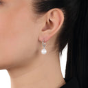 AMOR Anhänger (Charm) Damen, 925 Silber rhodiniert, Zirkonia weiß, Ansicht 2