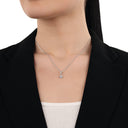 AMOR Anhänger (Charm) Damen, 925 Silber rhodiniert, Motiv Auge, Zirkonia weiß, Ansicht 2