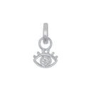 AMOR Anhänger (Charm) Damen, 925 Silber rhodiniert, Motiv Auge, Zirkonia weiß, Hauptbild