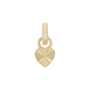 AMOR Anhänger (Charm) Damen, 925 Silber vergoldet, Motiv Herz, Hauptbild