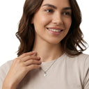 AMOR women's charm, rhodium-plated 925 sterling silver, view 2