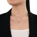 AMOR Anhänger (Charm) Damen, 925 Silber rhodiniert, Motiv Sicherheitsnadel, Zirkonia weiß, Ansicht 2