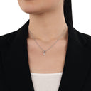 AMOR Anhänger (Charm) Damen, 925 Silber rhodiniert, Zirkonia weiß, Ansicht 2