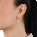 AMOR Anhänger (Charm) Damen, 925 Silber vergoldet, Motiv Stern, Zirkonia champagner, Ansicht 2