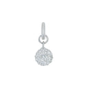 AMOR Anhänger (Charm) Damen, 925 Silber rhodiniert, Kristallglas weiß, Hauptbild