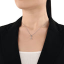 AMOR Anhänger (Charm) Damen, 925 Silber rhodiniert, Zirkonia weiß, Ansicht 2