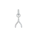 AMOR Anhänger (Charm) Damen, 925 Silber rhodiniert, Zirkonia weiß, Hauptbild