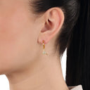 AMOR Anhänger (Charm) Damen, 925 Silber vergoldet, Motiv Cocktail, Zirkonia weiß, Ansicht 2