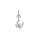 AMOR Anhänger (Charm) Damen, 925 Silber rhodiniert, Motiv Krebs, Zirkonia weiß, Hauptbild