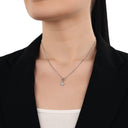 AMOR Anhänger (Charm) Damen, 925 Silber rhodiniert, Motiv Kleeblatt, Ansicht 2