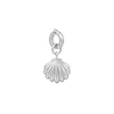 AMOR women's charm, rhodium-plated 925 sterling silver, back