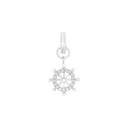 AMOR Anhänger (Charm) Damen, 925 Silber rhodiniert, Motiv Steuerrad, Zirkonia weiß, Hauptbild