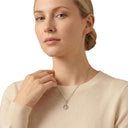 AMOR women's charm, rhodium-plated 925 sterling silver, view 2